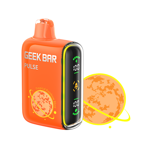 Tropical Rainbow Blast GEEK BAR PULSE 15000 Disposable Vapes – Ultra Puff Performance – Master Distributor