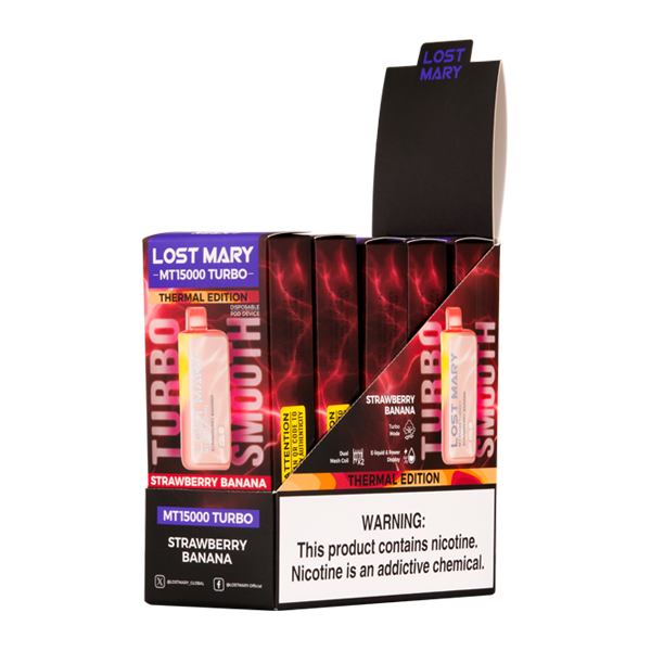 Strawberry Banana Lost Mary MT15000 Turbo