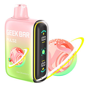 Sour Strawberry GEEK BAR PULSE 15000 Disposable Vapes – Ultra Puff Performance – Master Distributor