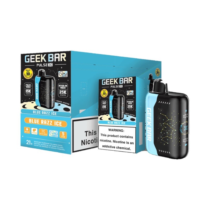 Raspberry Peach Lime GEEK BAR PULSE X 25000 Disposable Vapes – Ultra Puff Performance – Master Distributor